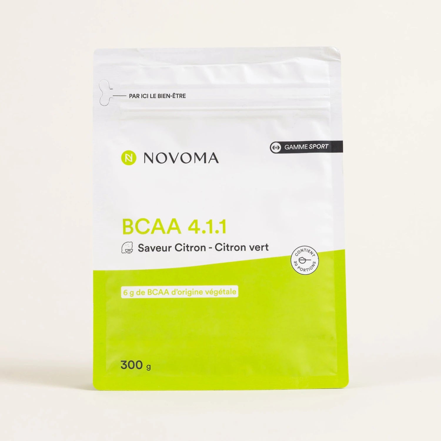 novoma-sport-bcaa-4-1-1-poudre-citron-citron-vert image 1