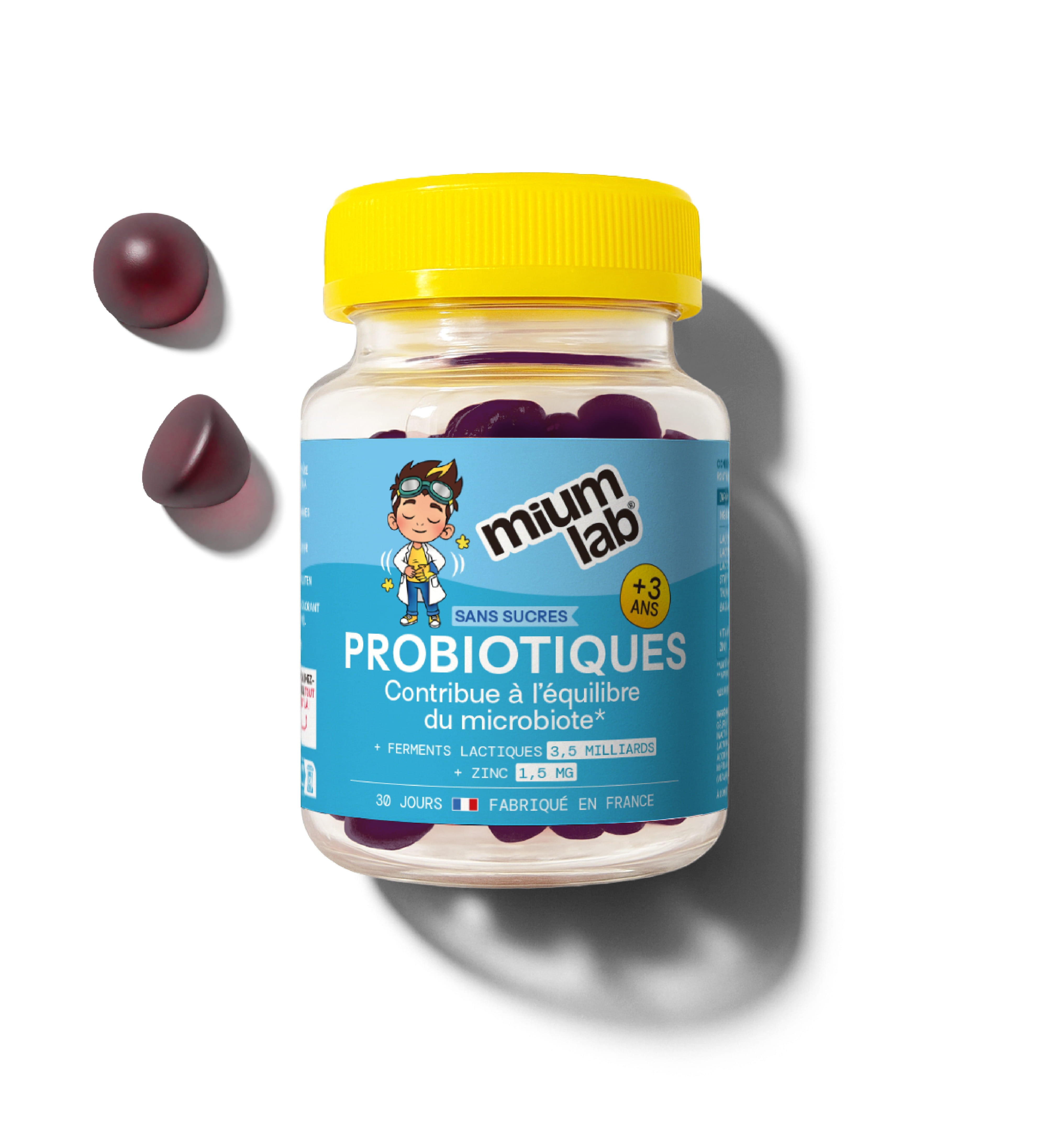 mium-lab-probiotiques-enfants-sans-sucres-gummies-30-jours image 1
