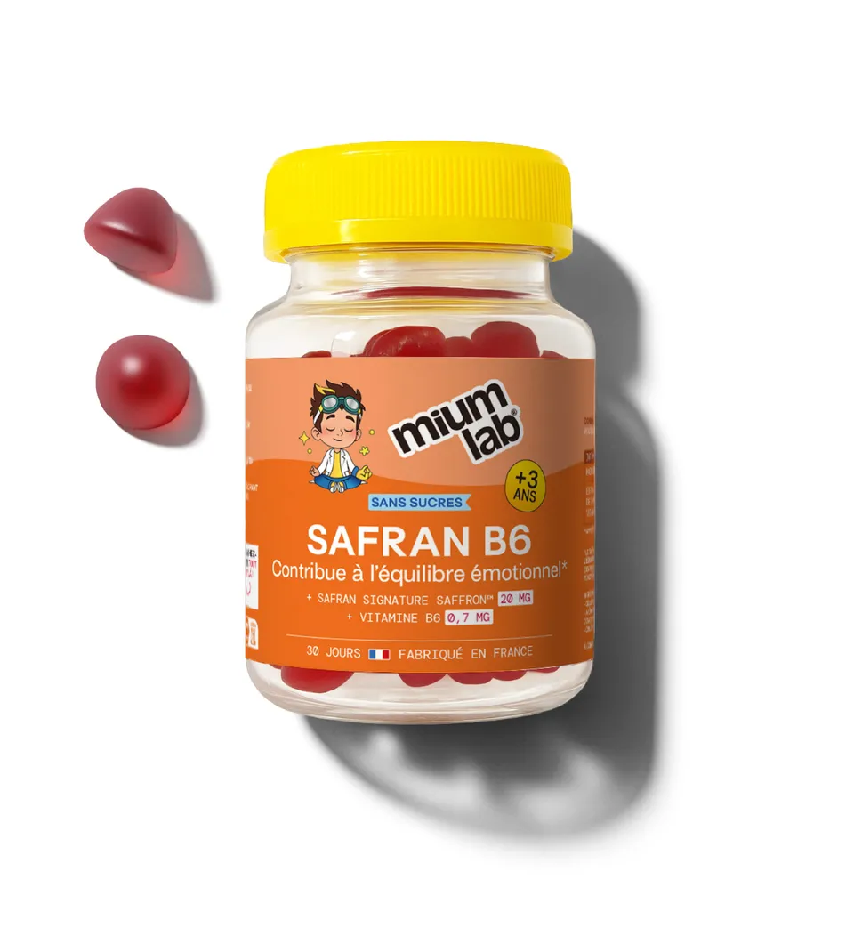 mium-lab-health-gummies-safran-b6-gummies-fraise-enfant-30-jours image 1