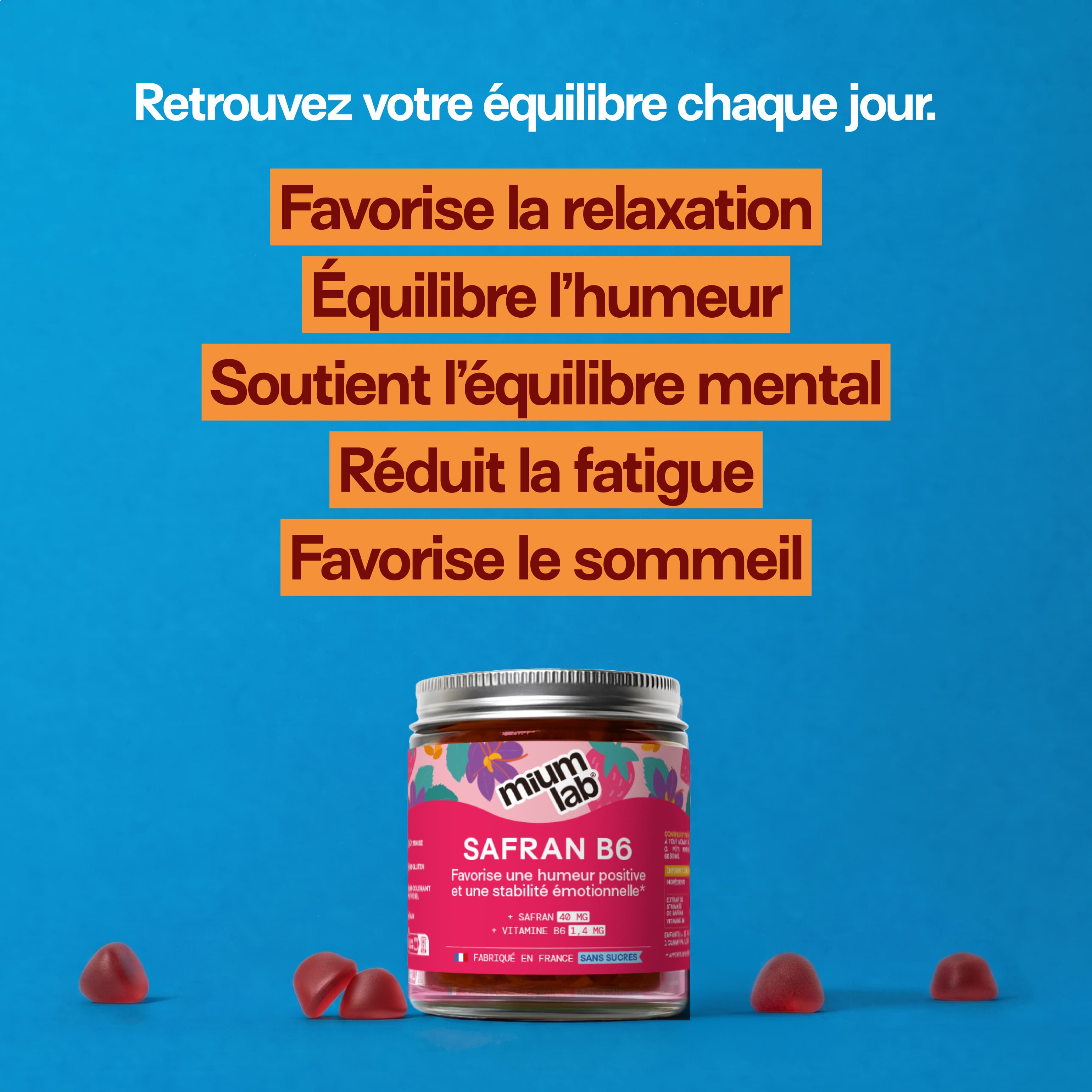 mium-lab-health-gummies-safran-b6-fraise-21-jours image 2