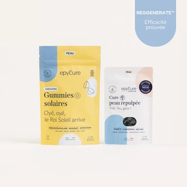 epycure-peau-solaire-duo-beaut-solaire-gummies-1-mois-bronzage image 1