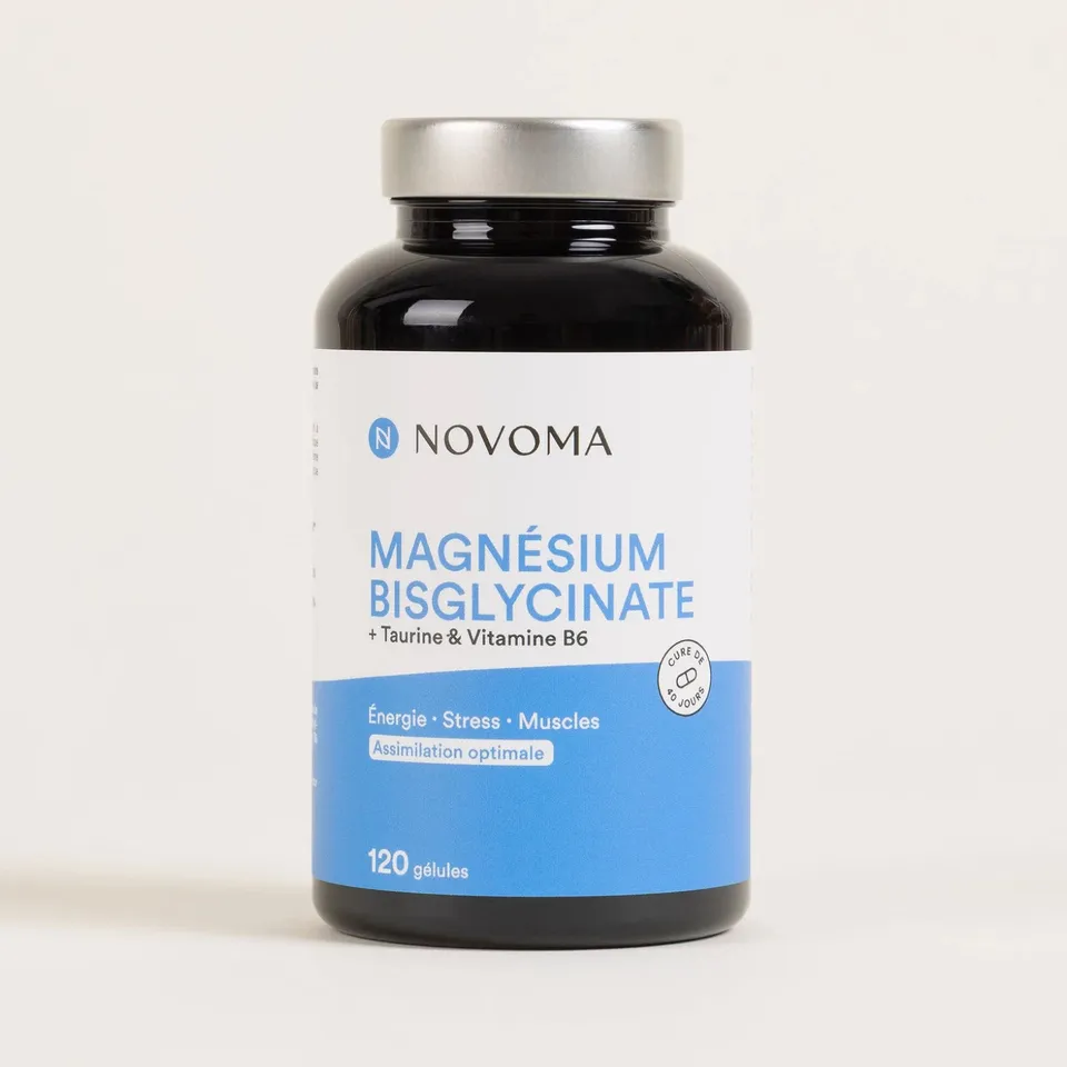 novoma-magn-sium-bisglycinate-g-lules-stress-sommeil-120 image 1