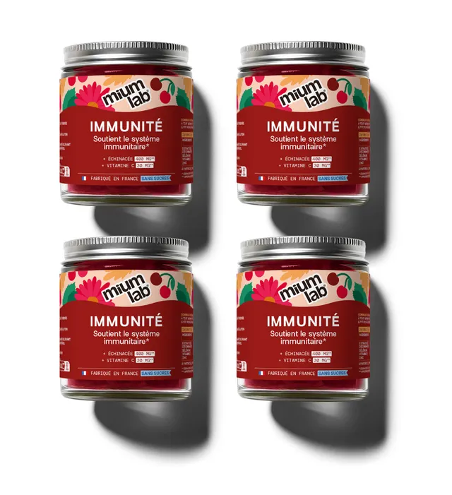mium-lab-vitality-gummies-immunit-sans-sucres-super-pack-4x21-jours image 1