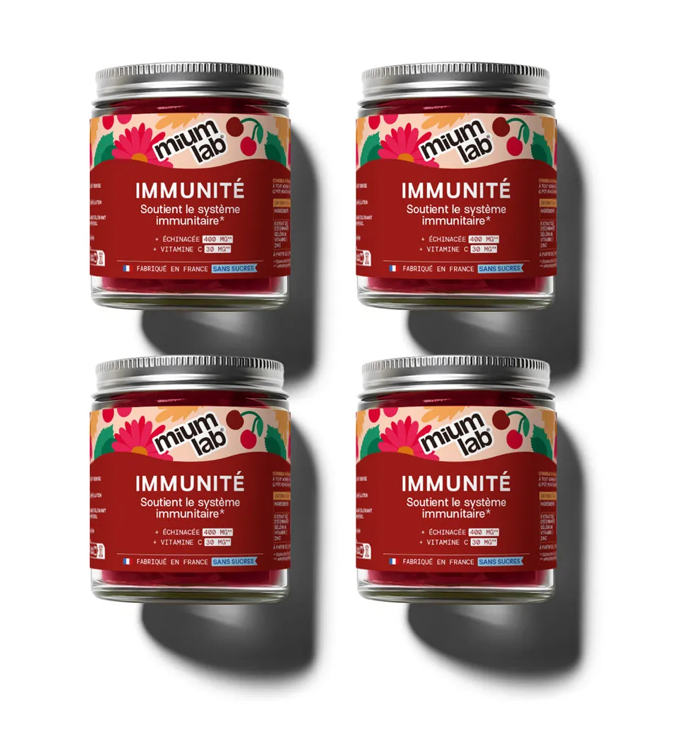mium-lab-vitality-gummies-immunit-sans-sucres-super-pack-4x21-jours image 1