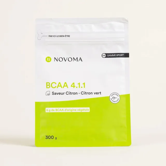 novoma-sport-bcaa-4-1-1-poudre-citron-citron-vert image 1