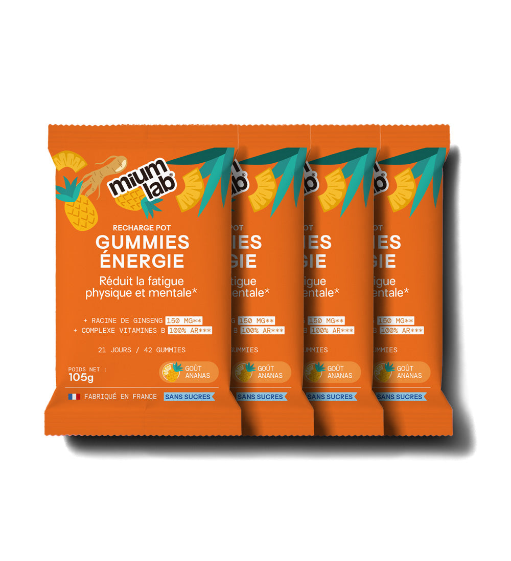 mium-lab-nergie-gummies-sans-sucres-pack-4x21-jours-guarana image 1