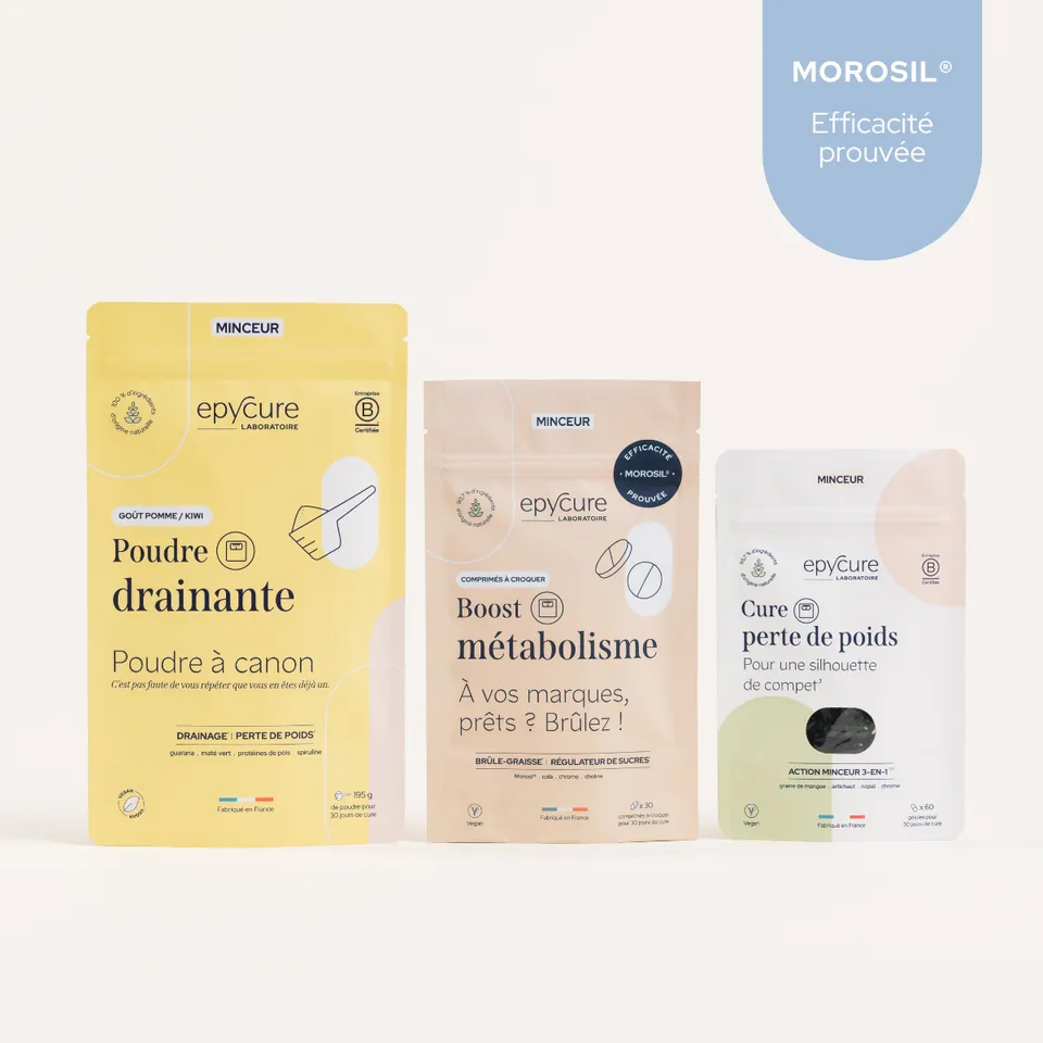 epycure-silhouette-pack-minceur-draineur-pomme-kiwi-cure-1-mois image 1