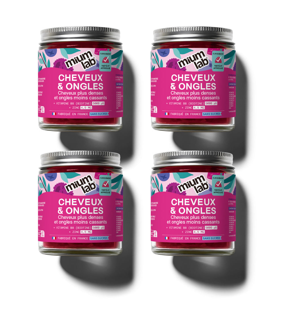 mium-lab-cheveux-et-ongles-gummies-sans-sucres-pack-4-x-21-jours image 1