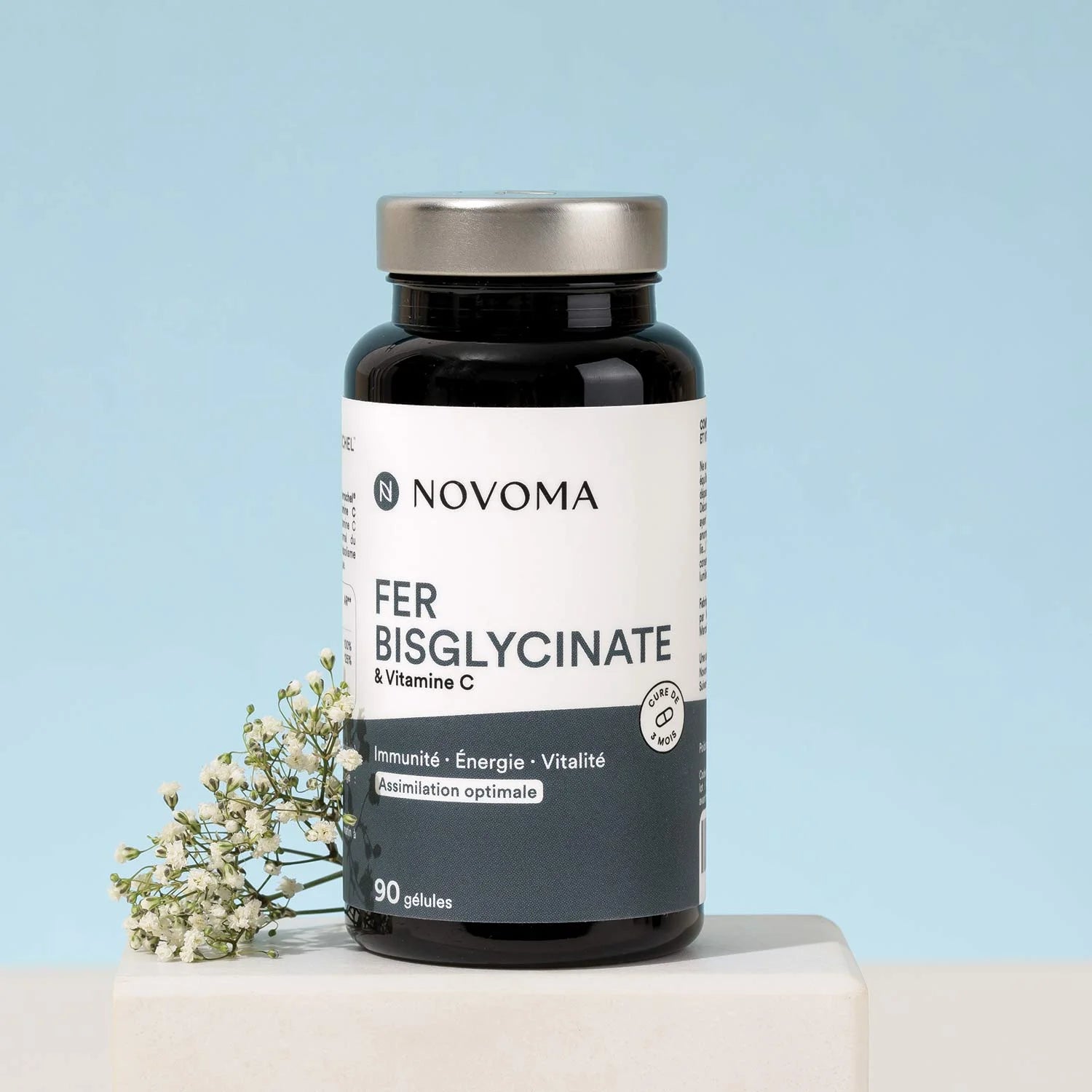 novoma-fer-bisglycinate-ferrochel-g-lules-fatigue-vitamine-c image 2