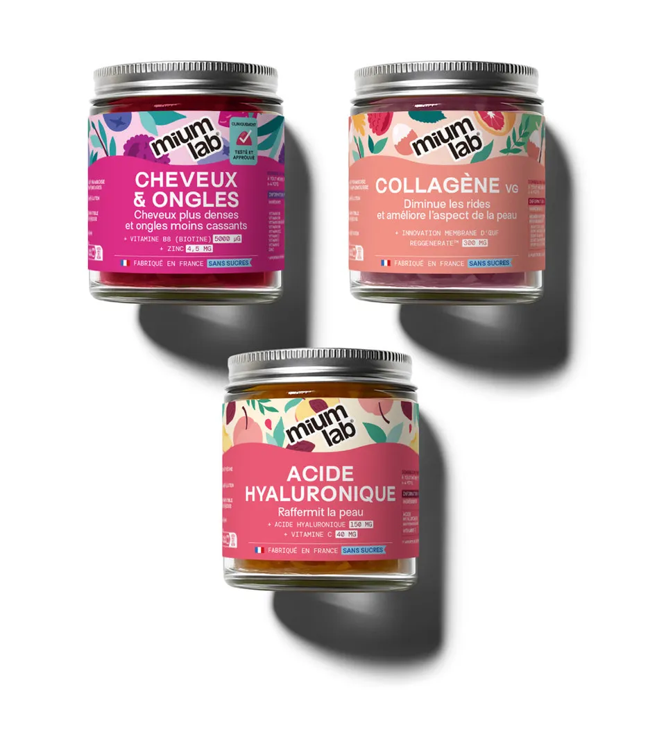 mium-lab-glow-up-pack-gummies-collag-ne-cheveux-ongles-21-jours image 1