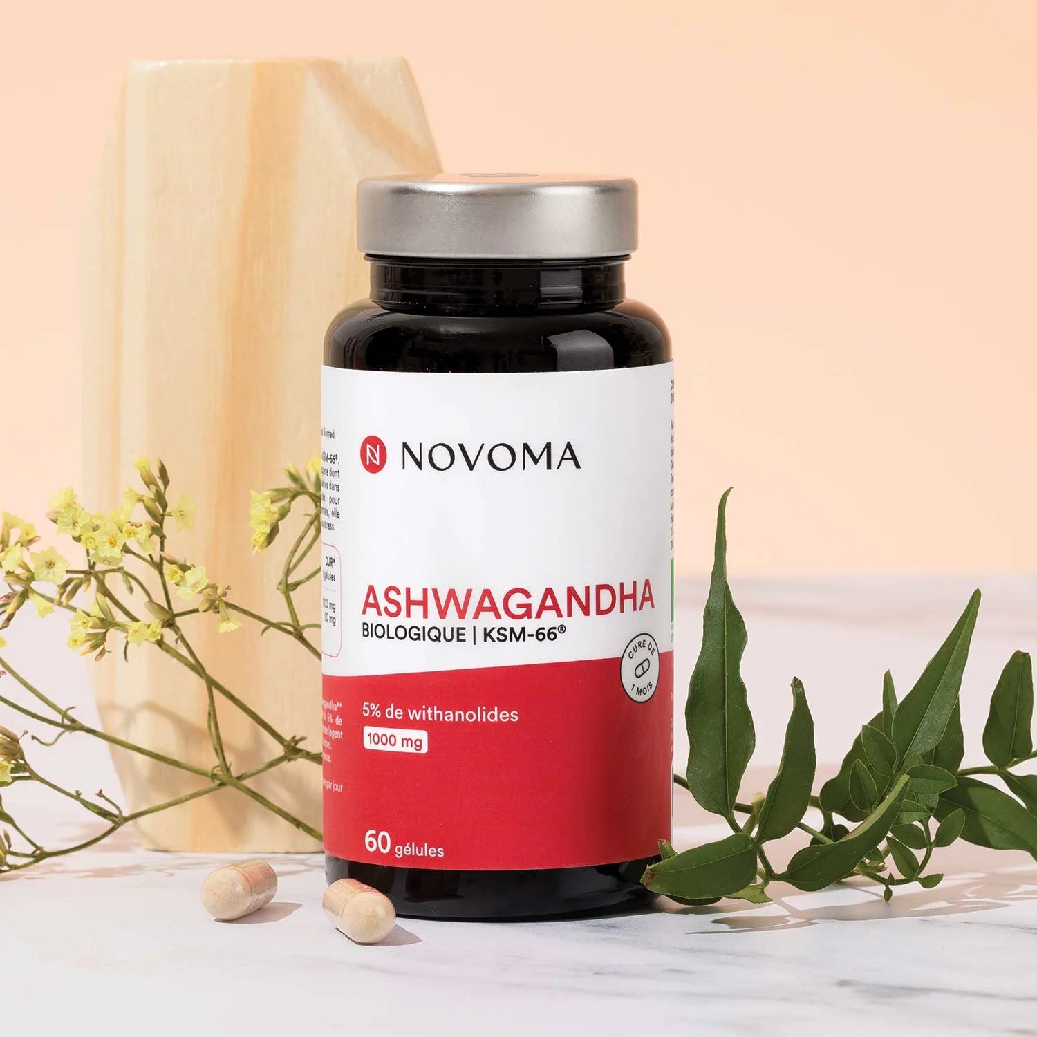 novoma-ashwagandha-bio-ksm-66-g-lules-sport-stress image 2