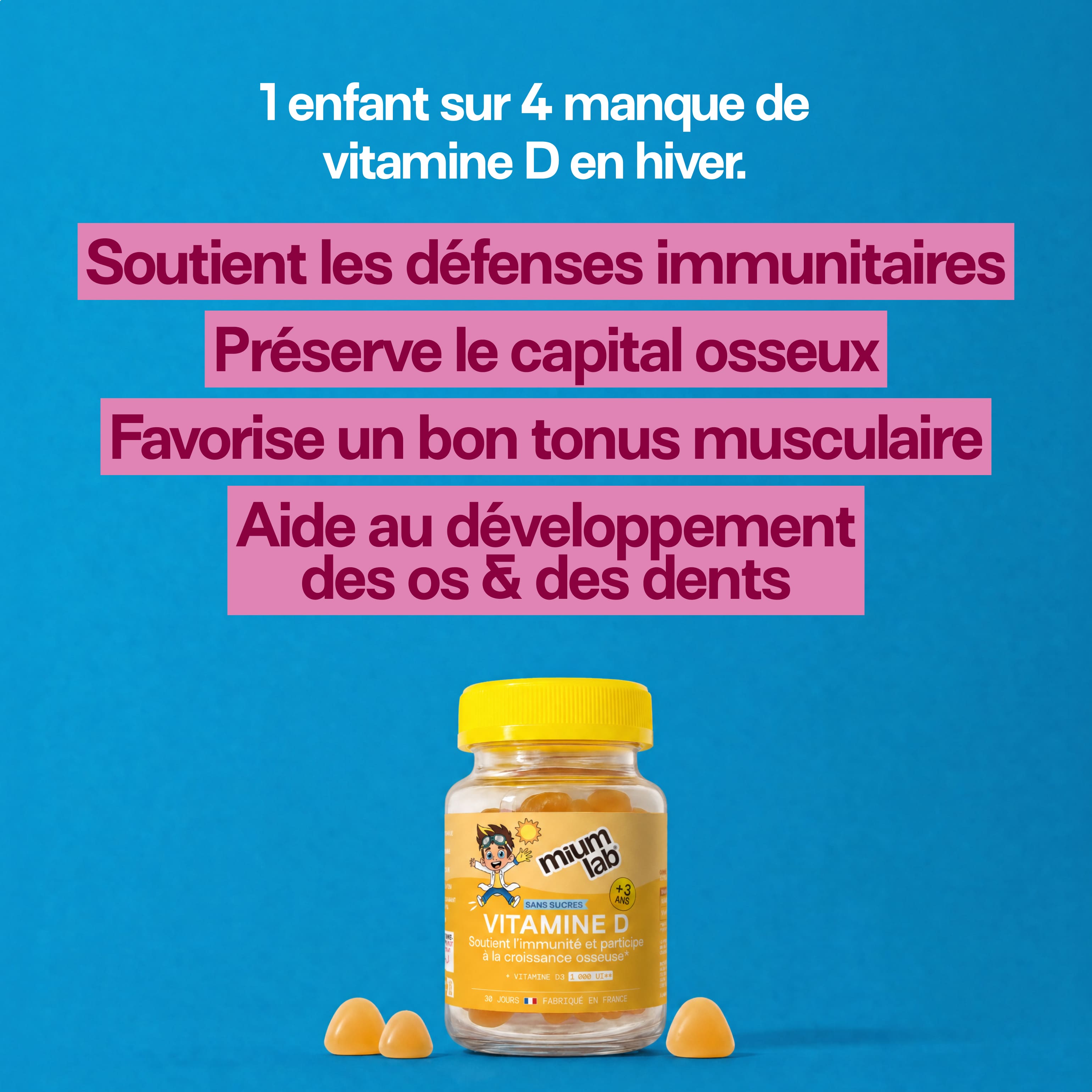 mium-lab-vitamine-d-sans-sucres-enfants-gummies-30-jours image 2