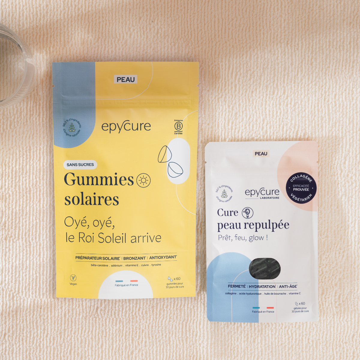 epycure-peau-solaire-duo-beaut-solaire-gummies-1-mois-bronzage image 2