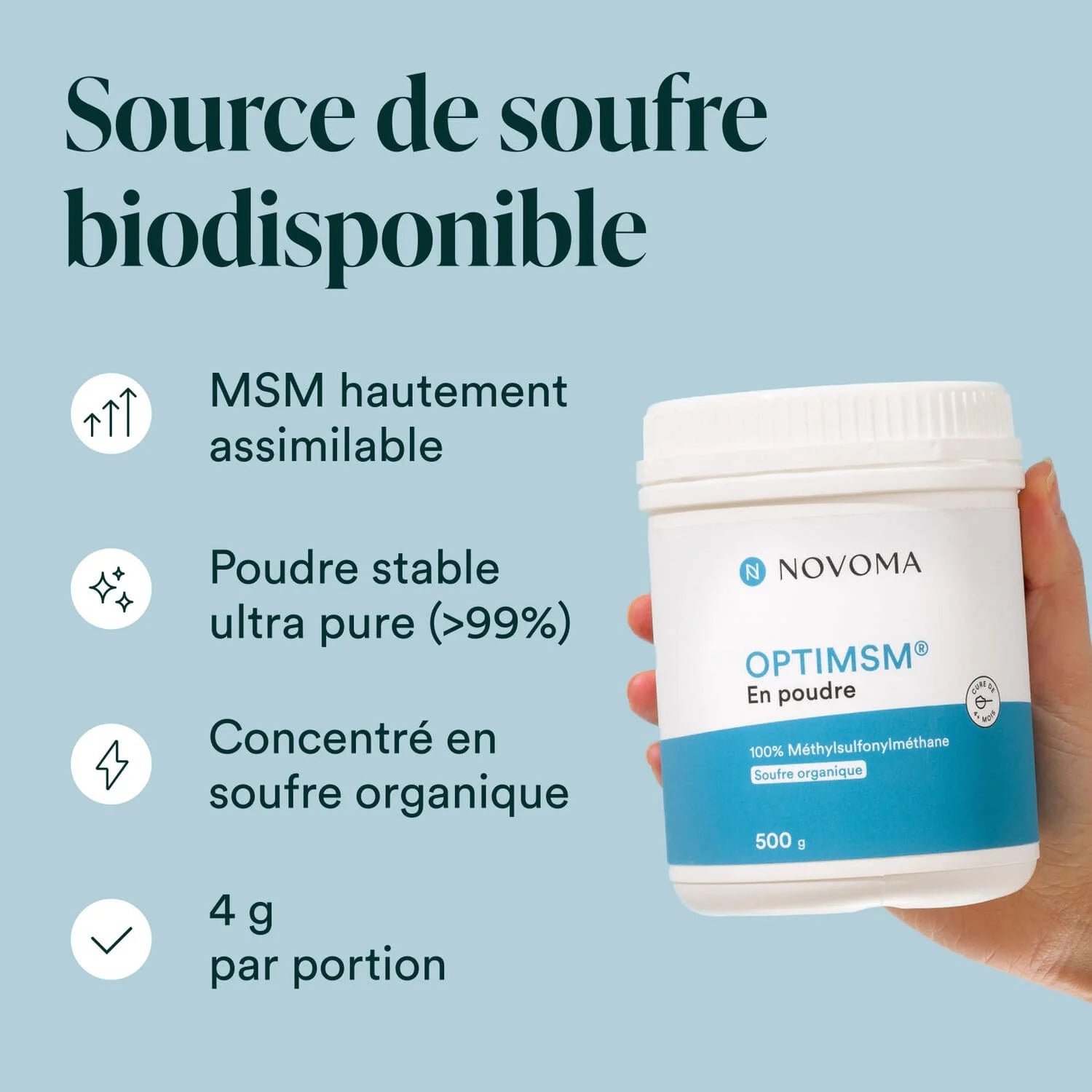novoma-sport-msm-optimsm-poudre-articulations-soufre-pur image 3