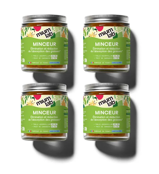 mium-lab-gummies-minceur-sans-sucres-pack-4-pots image 1