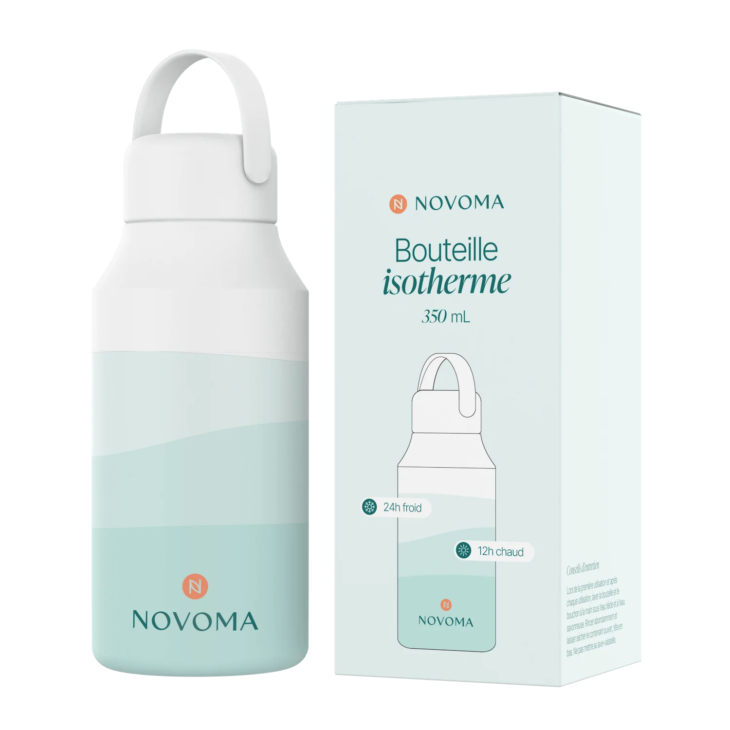 novoma-sport-bouteille-isotherme-350-ml-inox-sans-bpa-2 image 1