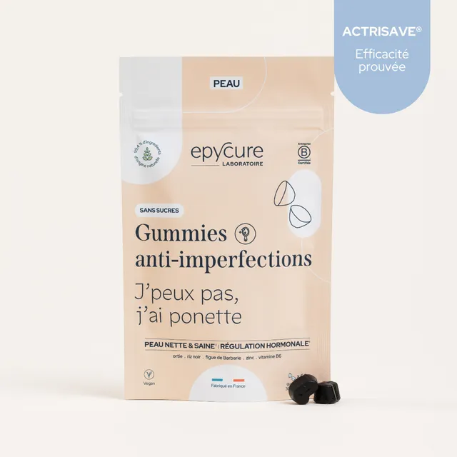 epycure-peau-solaire-gummies-anti-imperfections-acn-hormonale image 1